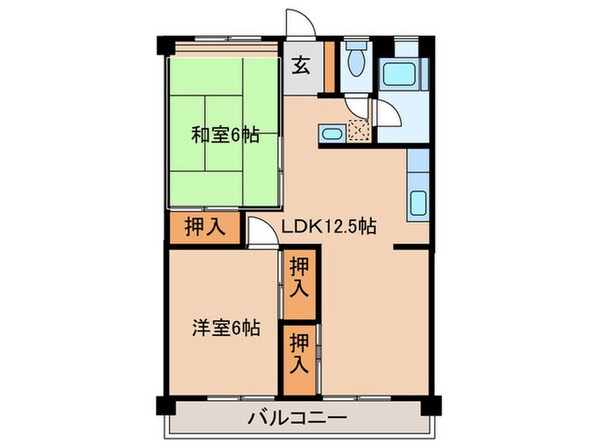 第１２吉川ビルの物件間取画像